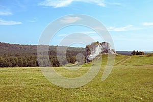 View of the Jurrasic highlands in Silesia / Poland landscape