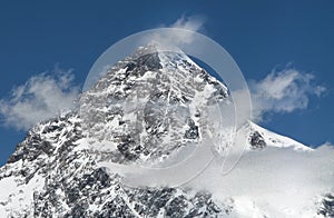 View of the K2 peak the second highest peak in the world