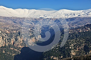 The view on Kadisha Valley, Bsharri, Lebanon
