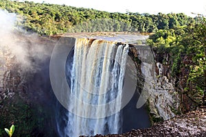 A view of the Kaieteur falls, Guyana.