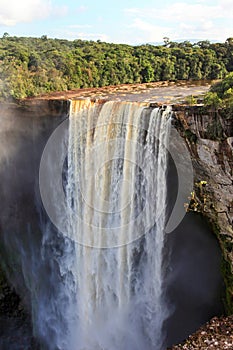 A view of the Kaieteur falls, Guyana.