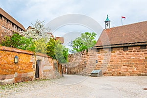 View of Kaiserberg in Nurnberg, Germany