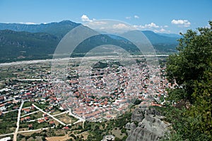 View of Kalabaka city photo