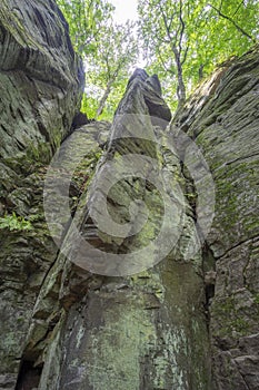 View Kalamarka andesite cliff at Polana mountains