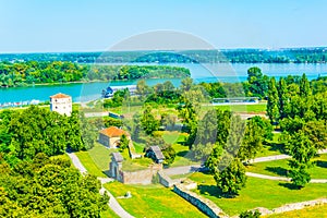 View of the kalemegdan fortress in Belgrade, Serbia