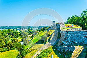 View of the kalemegdan fortress in Belgrade, Serbia