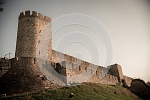 View of Kalemegdan fortress. Belgrade, Serbia. Color tone tuned