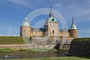 View of The Kalmar Castle in summer