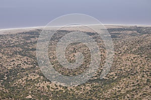 View from Kalo Dungar or Black Hill in Kutch, Gujarat, India