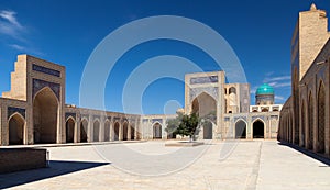 View of Kalon mosque - Bukhara photo