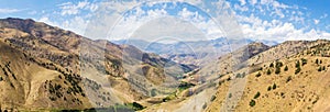 View from Kamchik (Qamchiq) mountain pass, Uzbekistan.