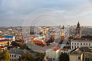 View of Kamianets-Podilsky from above