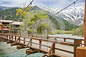 View in Kamikochi and Kappa bridge.