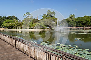 View of Kandawgyi Lake in Yangon