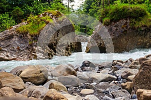 View of the Kander river, Switzerland