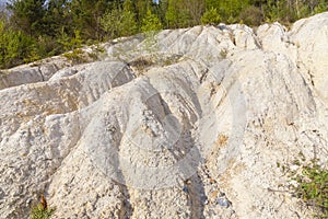 View of the kaolin mine