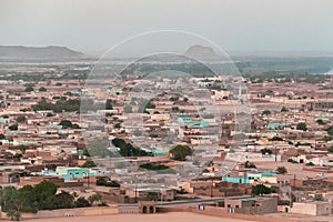 View of Karima cityscape in Sudan photo