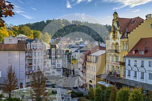 View of Karlovy Vary, Czech republic