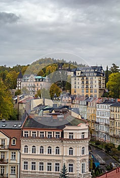 View of Karlovy Vary, Czech republic