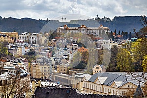 View of Karlovy Vary, Czech republic