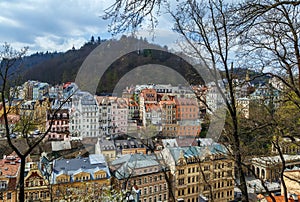 View of Karlovy Vary, Czech republic