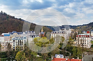 View of Karlovy Vary, Czech republic