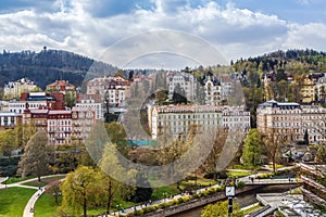 View of Karlovy Vary, Czech republic