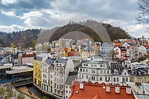 View of Karlovy Vary, Czech republic