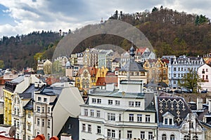 View of Karlovy Vary, Czech republic