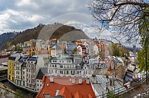 View of Karlovy Vary, Czech republic