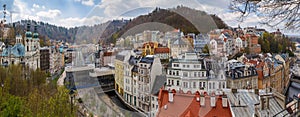 View of Karlovy Vary, Czech republic