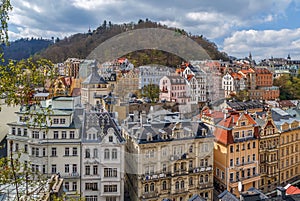 View of Karlovy Vary, Czech republic