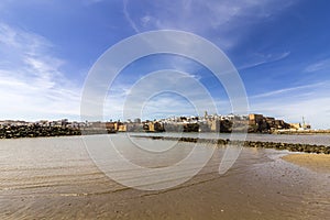 View of Kasbah of the Oudayas and ancient Medina in Rabat from th