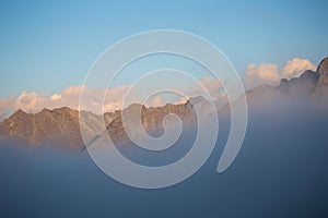 View from Kasprowy Wierch, Tatry, Poland.