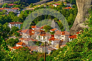View of Kastraki village in Greece