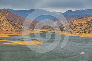 View of the Kaweah Lake in Sierra Nevada Mountain, California, USA