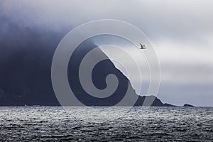 View from Keel Beach on Achill Island in Ireland