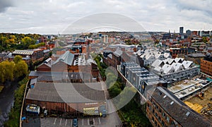 View of Kelham island museum in Sheffield,  industry and steelmaking history museum with interactive galleries and on-site