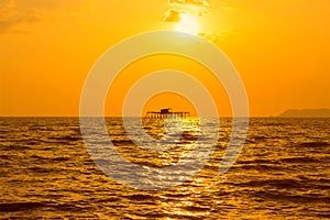 View kelong in the sea