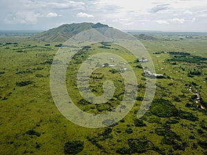 Kerbau Mountain in Moa Island photo