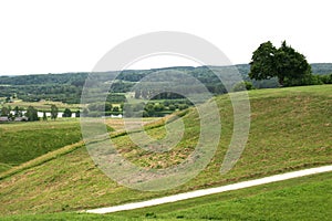 View of Kernave, formal ancient capital of Lithuania