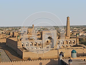 View of Khiva, Uzbekistan