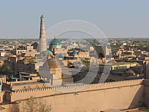 View of Khiva, Uzbekistan