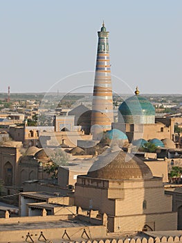 View of Khiva, Uzbekistan