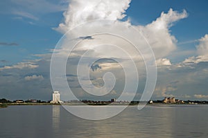 View of Khong river, Vientiane