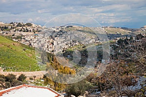View on Kidron Valley and East Jerusalem