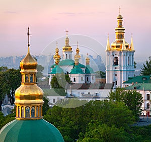 View of Kiev Pechersk Lavra photo