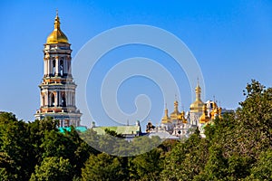 View of the Kiev Pechersk Lavra, also known as Kiev Monastery of the Caves in Ukraine