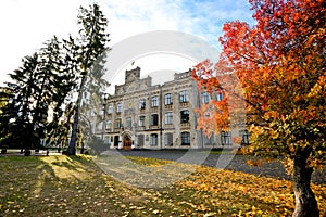 View of Kiev Polytechnic Institute in the fall