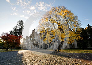 View of Kiev Polytechnic Institute in the fall